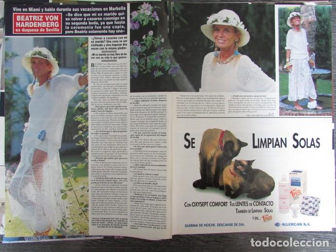 Sammeln von Zeitschriften &iexcl;Hola!: RECORTE REVISTA HOLA N.&ordm; 2562 1993 BEATRIZ VON HARDENBERG. ARANTXA DEL SOL. RAQUEL REVUELTA