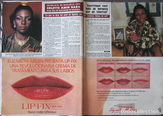 Collectionnisme de Magazine &iexcl;Hola!: RECORTE REVISTA HOLA N&ordm; 2058 1984 COLETTE AMIN DADA 5 PGS