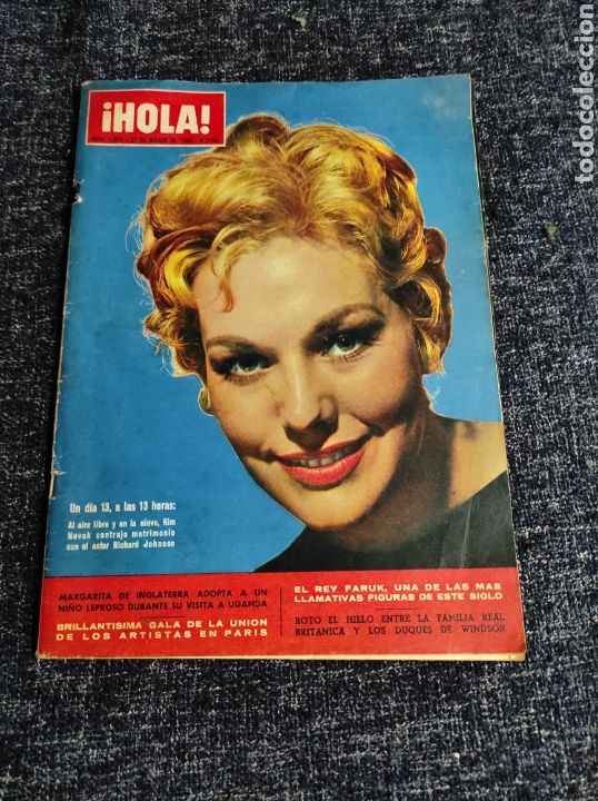 Coleccionismo de Revista Hola: Revista hola n&ordm; 1074, MARZO 1965 Kim Novak, RICHARD JOHNSON