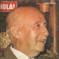 Coleccionismo de Revista Hola: REVISTA HOLA NUMERO ESPECIAL *CONSTERNACIÓN NACIONAL, FRANCO HA MUERTO*