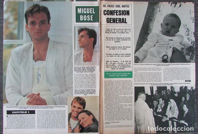 recorte revista hola nº 2106 1985 miguel bosé 5 - Compra venta en  todocoleccion