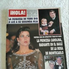 Coleccionismo de Revista Hola: ¡HOLA! Nº 2382. ABRIL, 1990. LA PRINCESA CAROLINA. LUCÍA Y MIGUEL BOSÉ EN UNA PELÍCULA. EL MA.. LEER. Lote 361213465