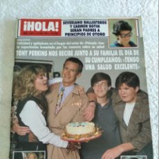 Coleccionismo de Revista Hola: ¡HOLA! Nº 2384. ABRIL, 1990. TONI PERKINS. MARGARITA DE DINAMARCA. DONALD TRUMP INAUGURA EL T.. LEER. Lote 361214635