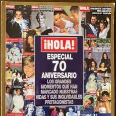 Coleccionismo de Revista Hola: HOLA ESPECIAL: 70 ANIVERSARIO - PROTAGONISTAS Y EVENTOS AÑOS 40 50 60 70 80 90 2000. Lote 362959520