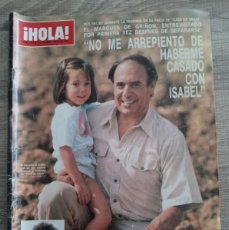Coleccionismo de Revista Hola: HOLA 2144. AÑO 1985.MARQUES DE GRIÑON... Lote 364439416