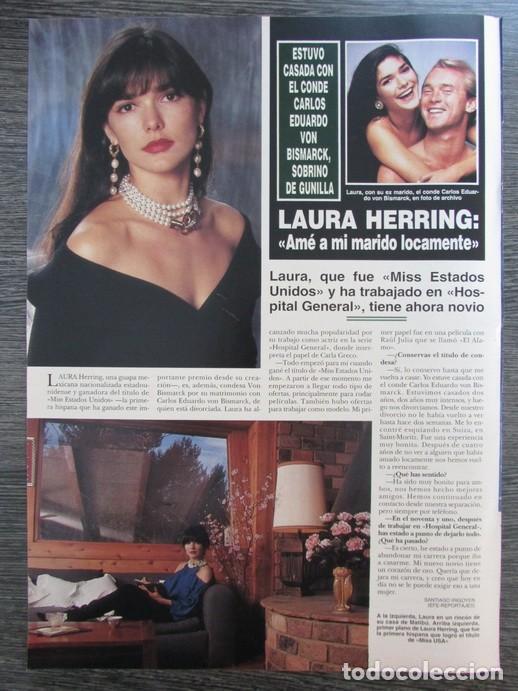 recorte revista hola n.º 2493 1992 laura herrin - Compra venta en  todocoleccion