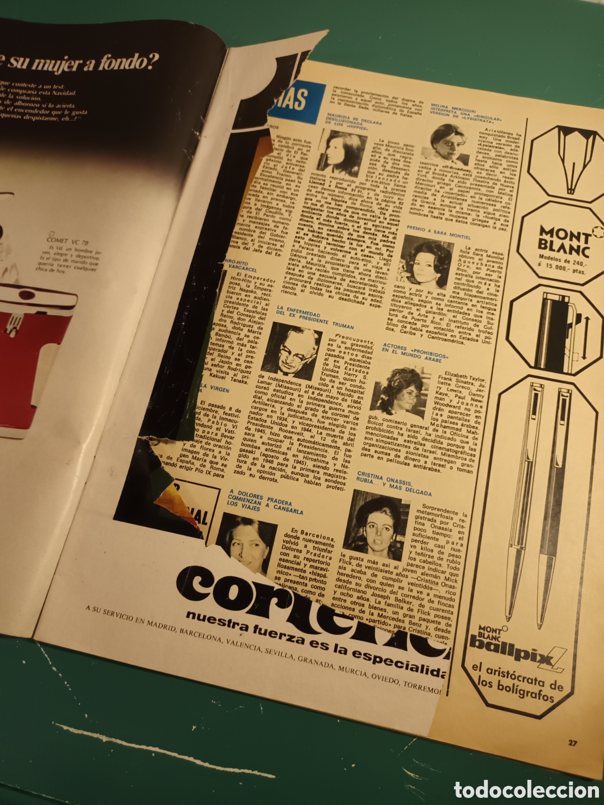 Coleccionismo de Revista Hola: &iexcl;Hola! N&deg; 1477 Raphael - Foto 15