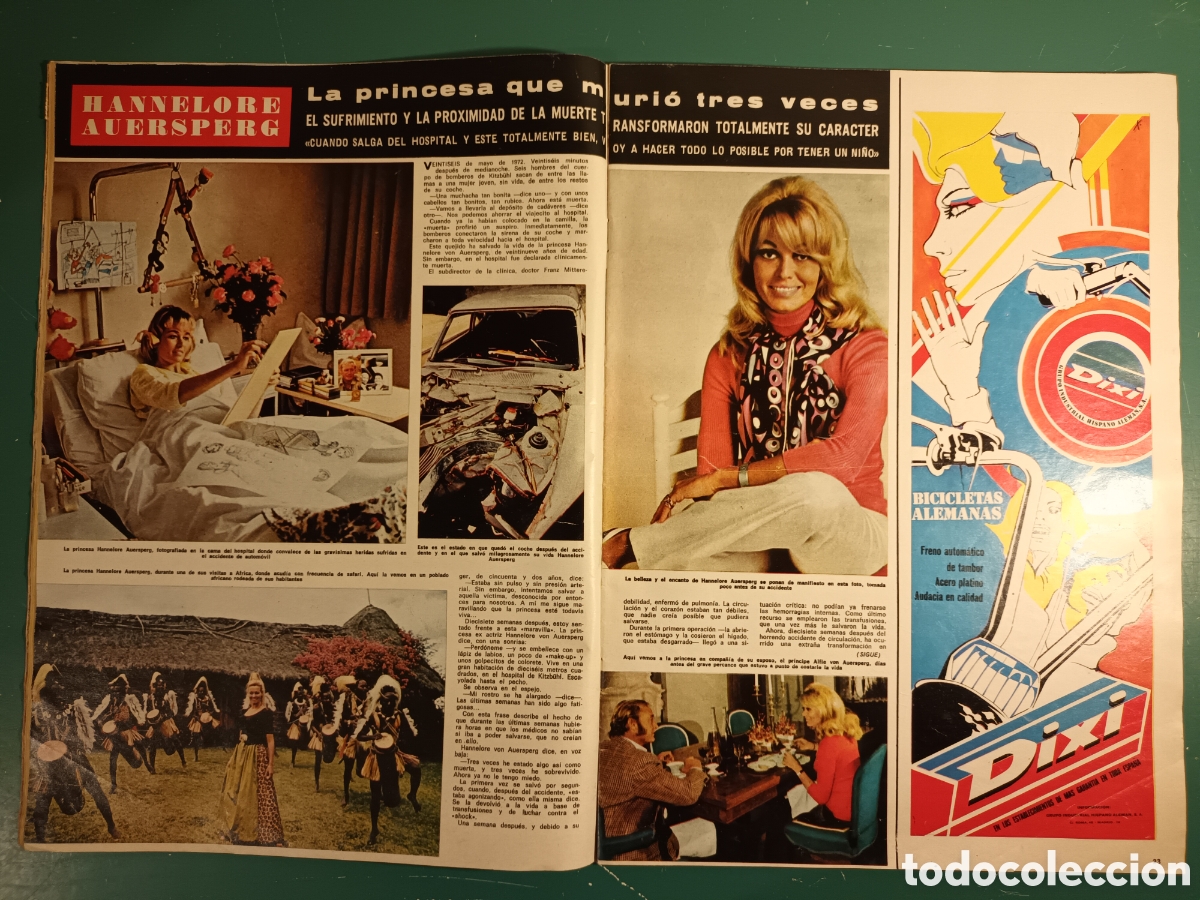 Coleccionismo de Revista Hola: &iexcl;Hola! N&deg; 1477 Raphael - Foto 3