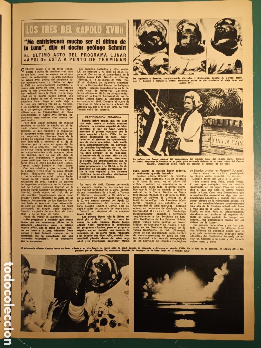 Coleccionismo de Revista Hola: &iexcl;Hola! N&deg; 1477 Raphael - Foto 4