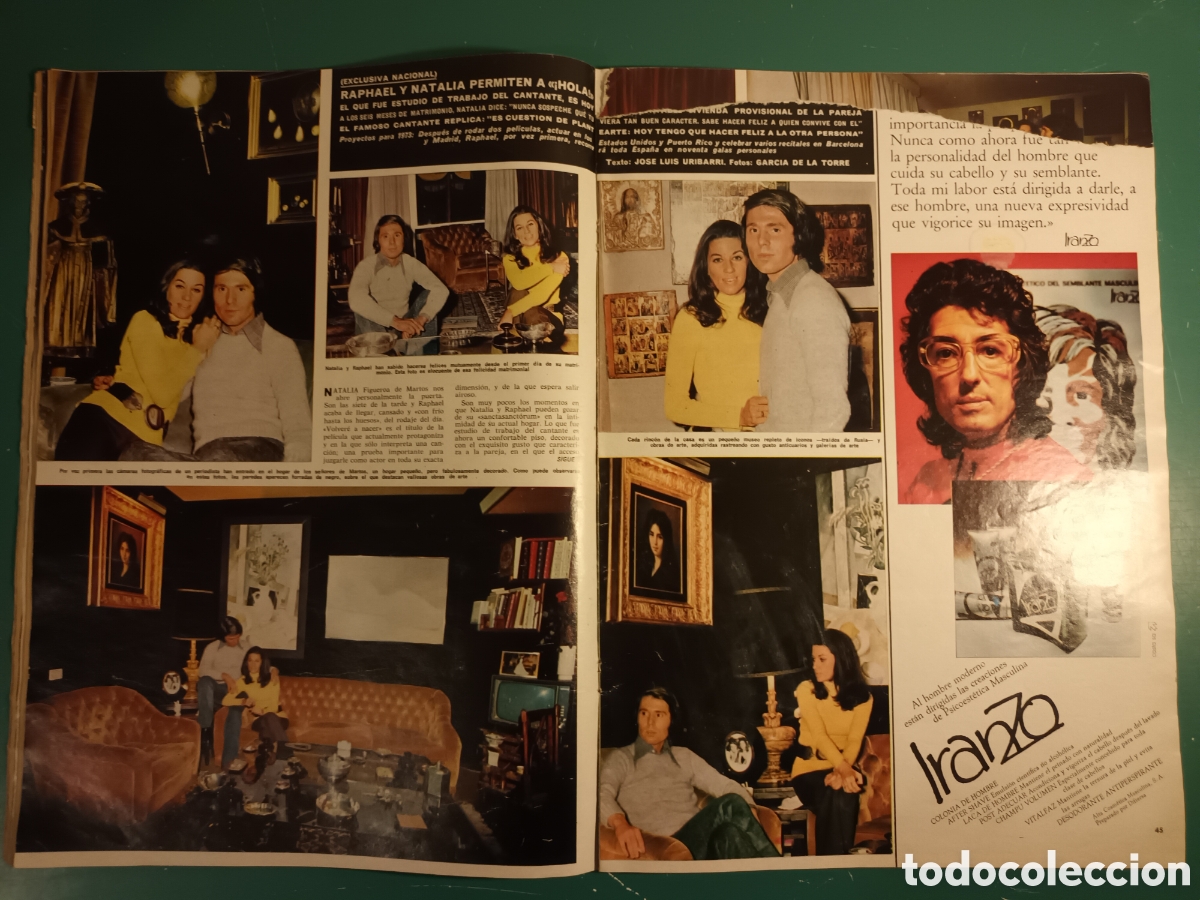 Coleccionismo de Revista Hola: &iexcl;Hola! N&deg; 1477 Raphael - Foto 8