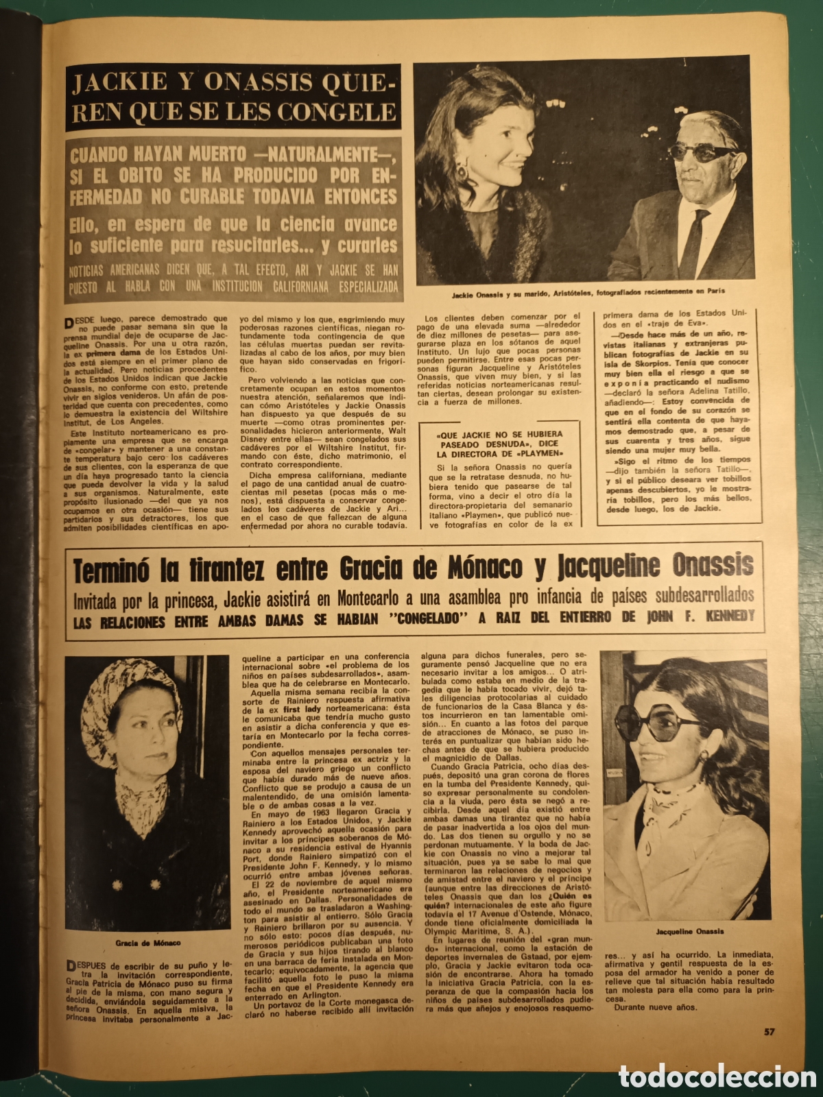 Coleccionismo de Revista Hola: &iexcl;Hola! N&deg; 1477 Raphael - Foto 10