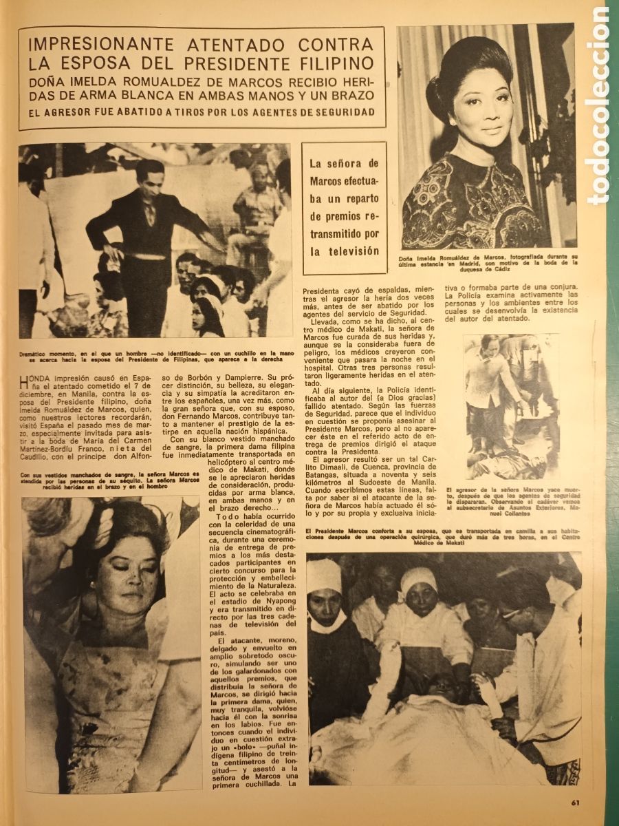 Coleccionismo de Revista Hola: &iexcl;Hola! N&deg; 1477 Raphael - Foto 14