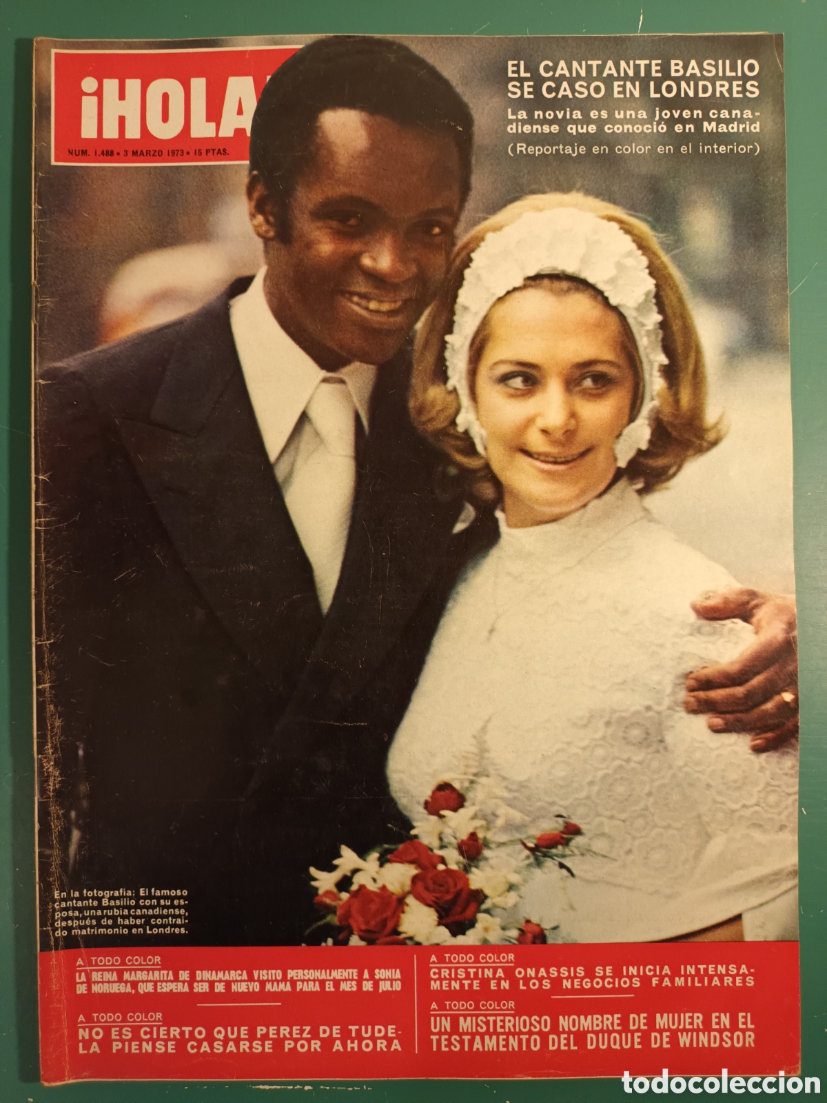 Coleccionismo de Revista Hola: &iexcl;Hola! N&deg; 1488 Basilio - Foto 1