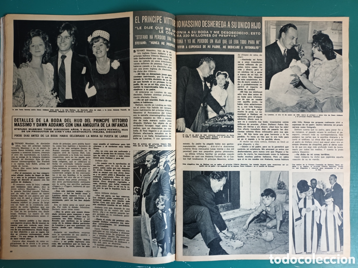 Coleccionismo de Revista Hola: &iexcl;Hola! N&deg; 1511 Raphael - Foto 5