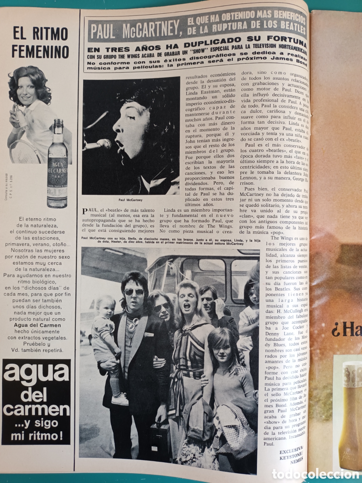 Coleccionismo de Revista Hola: &iexcl;Hola! N&deg; 1511 Raphael - Foto 7