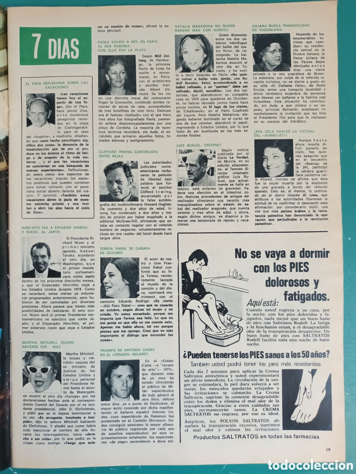 Coleccionismo de Revista Hola: &iexcl;Hola! N&deg; 1511 Raphael - Foto 11