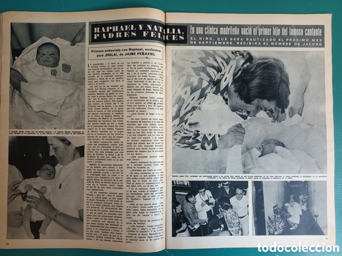 Coleccionismo de Revista Hola: &iexcl;Hola! N&deg; 1511 Raphael - Foto 17