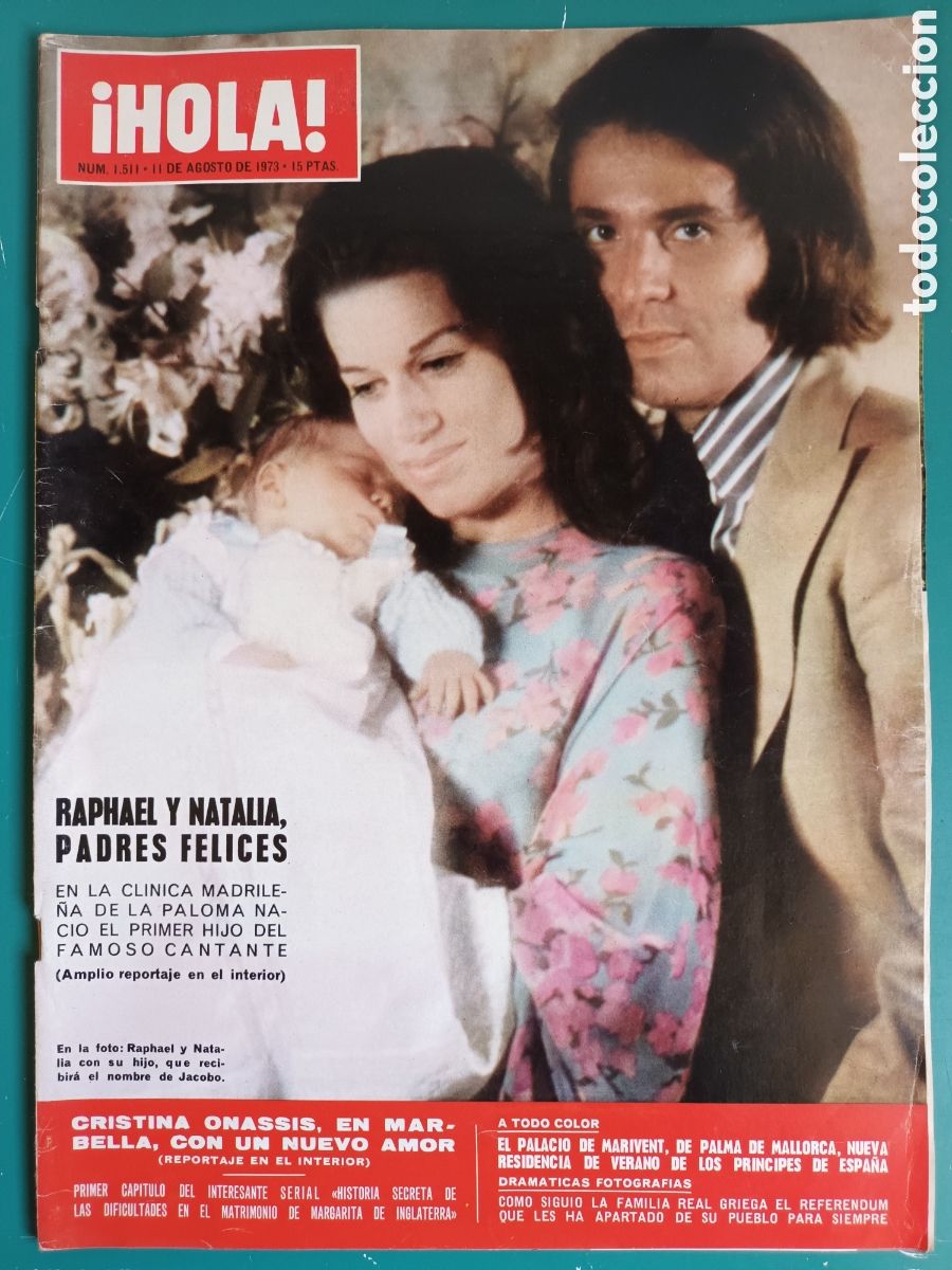 Coleccionismo de Revista Hola: &iexcl;Hola! N&deg; 1511 Raphael - Foto 1