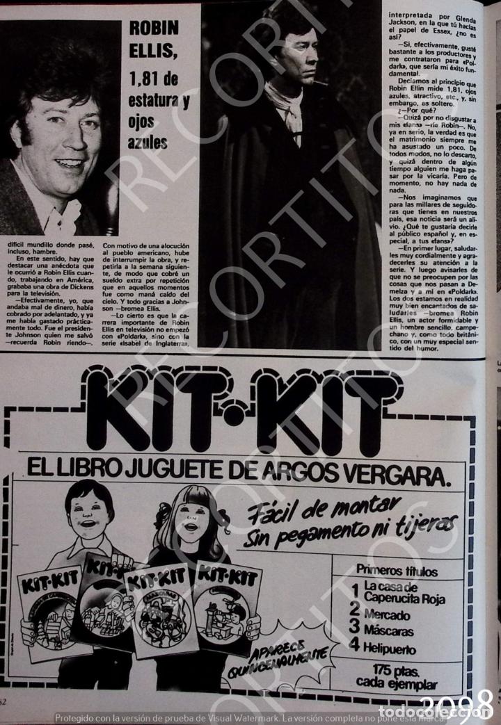 Coleccionismo de Revista Hola: ROBIN ELLIS POLDARK - Foto 2