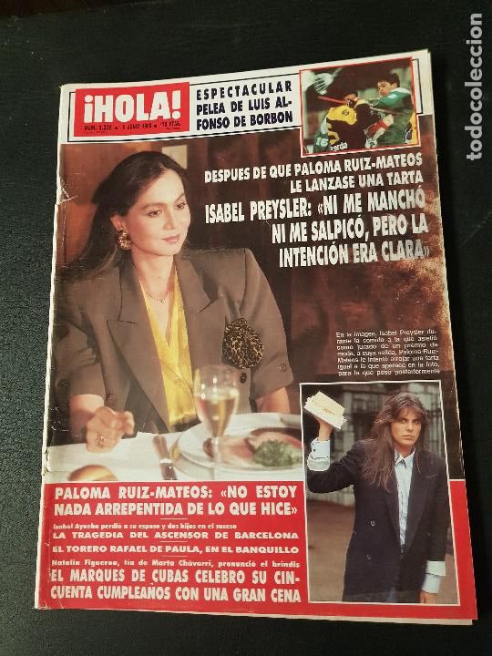 Coleccionismo de Revista Hola: HOLA -JUNIO 1989 - Foto 1