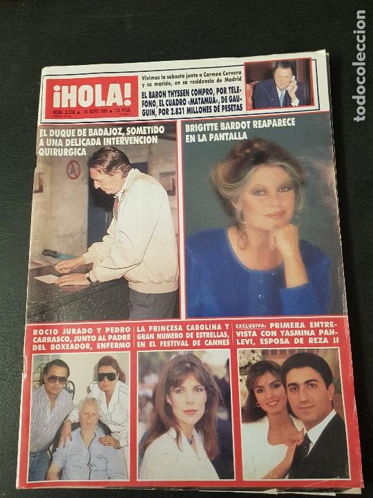 Coleccionismo de Revista Hola: HOLA -MAYO 1989 - Foto 1