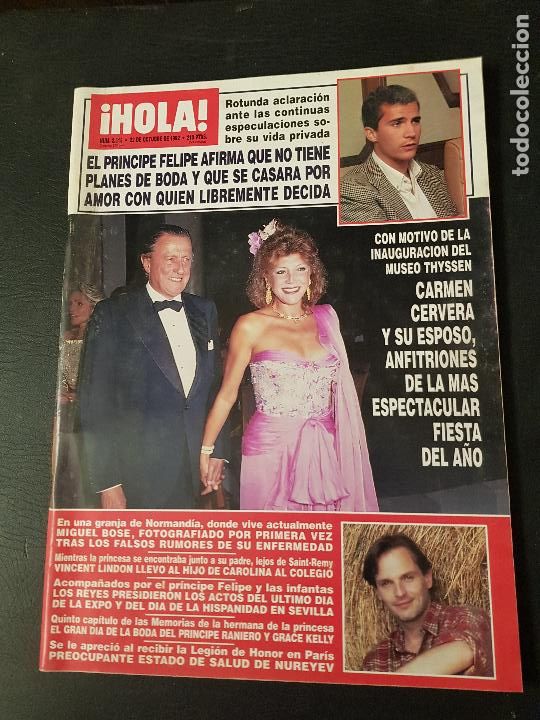 Coleccionismo de Revista Hola: HOLA -OCTUBRE 1992 - Foto 1