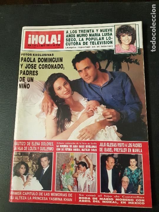 Coleccionismo de Revista Hola: HOLA -MAYO 1988 - Foto 1