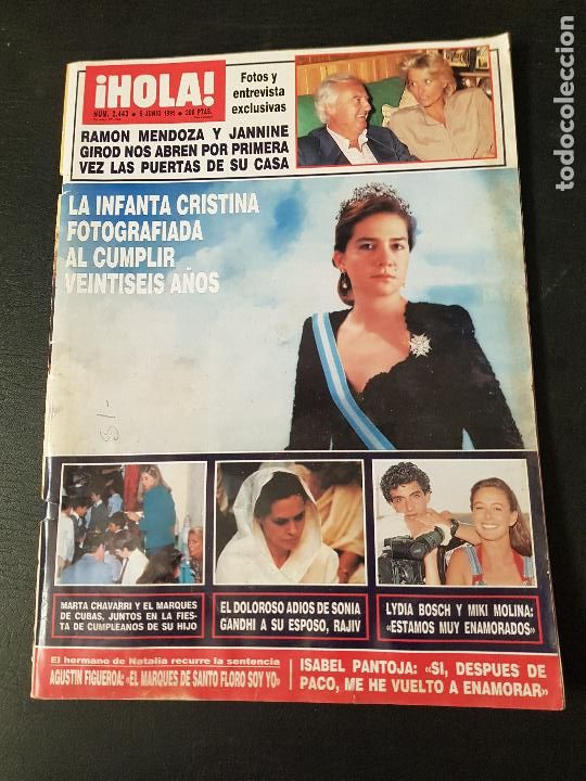 Coleccionismo de Revista Hola: HOLA -JUNIO 1991 - Foto 1