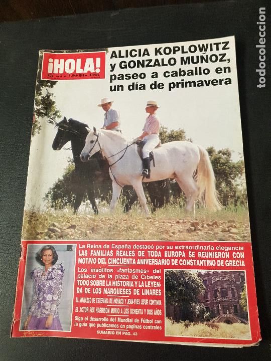 Coleccionismo de Revista Hola: HOLA -JUNIO 1990 - Foto 1