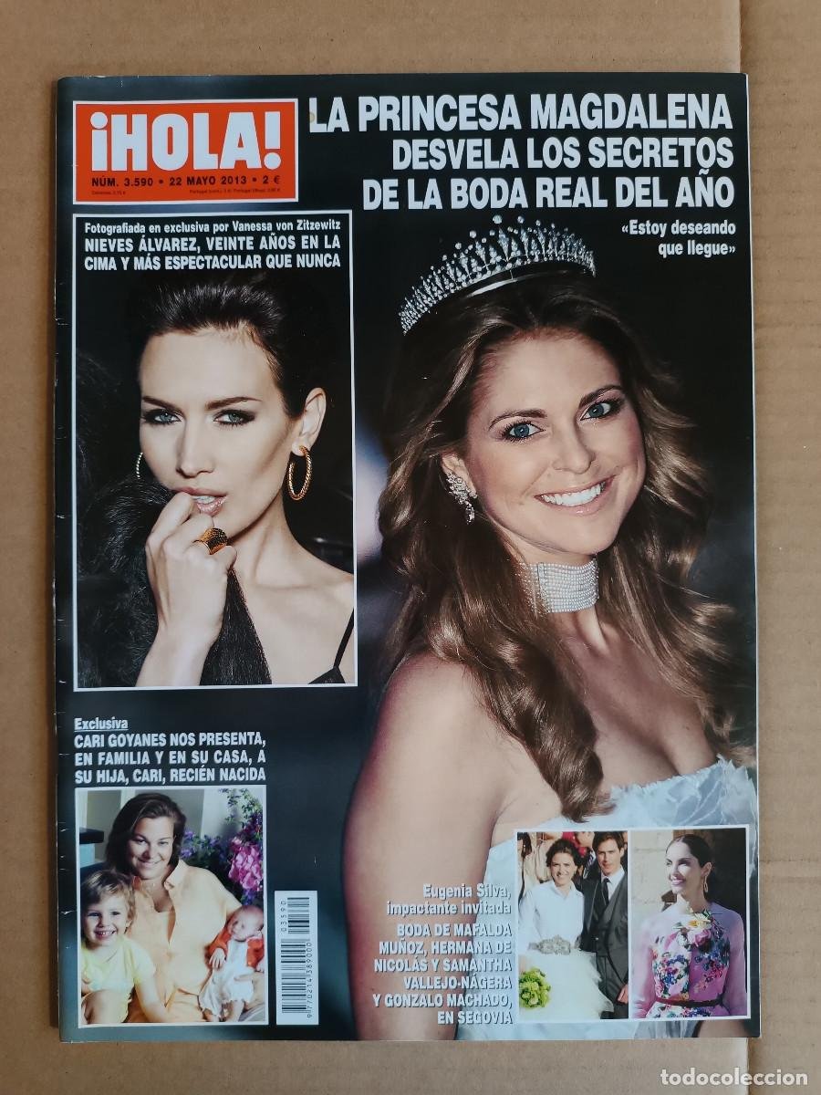 revista hola nº 35990 año 2013. princesa magdalena. angélica rivera. nieves  álvarez. cari goyanes.