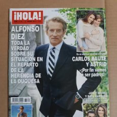 Coleccionismo de Revista Hola: REVISTA HOLA Nº 3730 AÑO 2016. ALFOSO DIEZ. ELSA PATAKY. JAYDY MICHEL. CARLOS BAUTE.. Lote 390384829