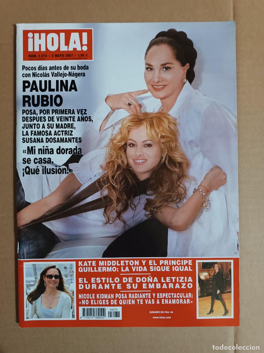 revista hola nº 3274 año 2007. paulina rubio. m - Compra venta en  todocoleccion