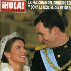 Coleccionismo de Revista Hola: BODA REAL DEL PRÍNCIPE FELIPE CON DOÑA LETIZIA