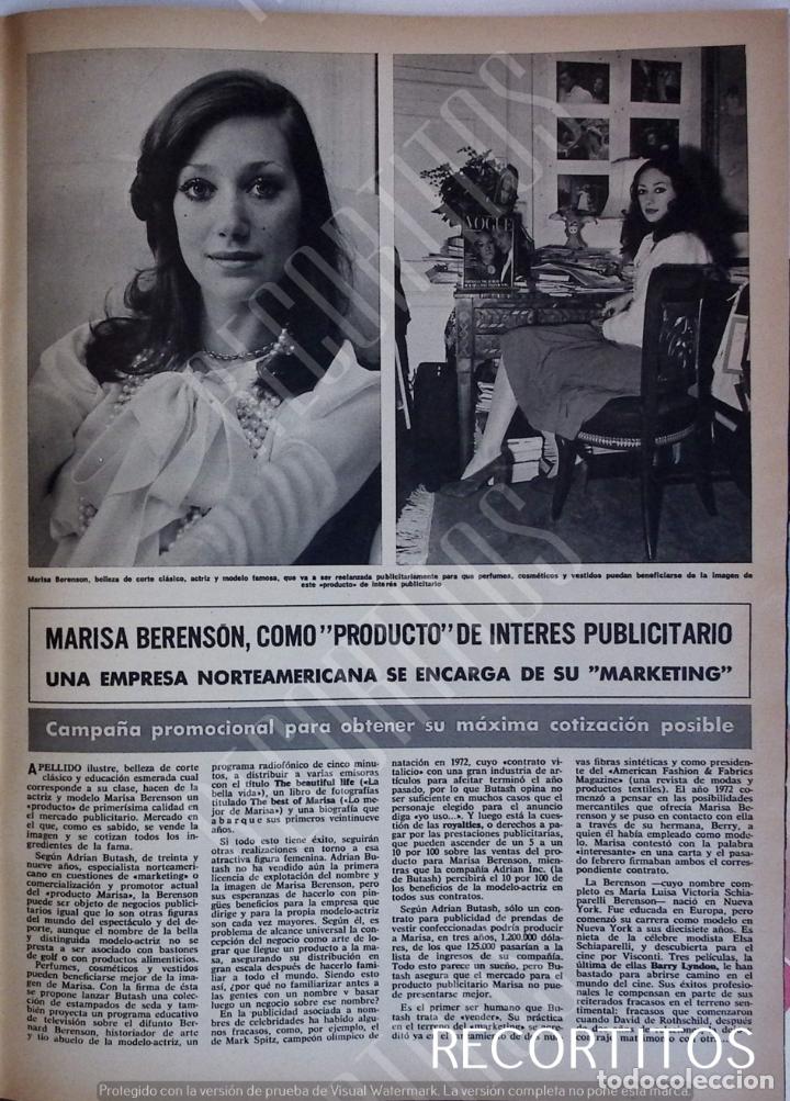 Coleccionismo de Revista Hola: MARISA BERENSON - Foto 1