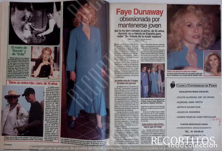 Coleccionismo de Revista Hola: FAYE DUNAWAY - Foto 1