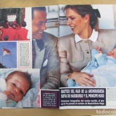 Coleccionismo de Revista Hola: RECORTE REVISTA HOLA 2408 1990 SOFÍA DE HABSBURGO 4 PÁGS. Lote 401120559
