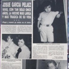 Coleccionismo de Revista Hola: RECORTE REVISTA HOLA N.º 2408 1990 JOSUE GARCÍA PELAEZ.. Lote 401125739