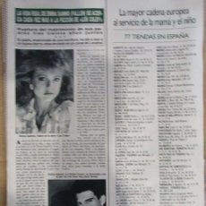 Coleccionismo de Revista Hola: RECORTE REVISTA HOLA N.º 2224 1987 EMMA SAMMS, JULIAN LENNON Y KATIE WAGNER. Lote 401132509