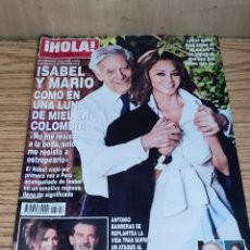 Coleccionismo de Revista Hola: HOLA: ISABEL PREYSLER, MARIO VARGAS LLOSA, FIONA FERRER, ANTONIO BANDERAS. Lote 401295069