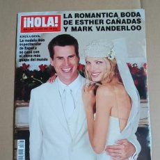 Coleccionismo de Revista Hola: REVISTA HOLA Nº 2863 AÑO 1999. BODA ESTHER CAÑADAS Y MARK VANDERLOO. DONALD TRUMP. RANIA DE JORDANIA. Lote 401770389