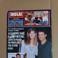 Coleccionismo de Revista Hola: REVISTA HOLA Nº 2848 AÑO 1999. PRINCESA MARIE-CHANTAL Y PABLO. LOS GRAMMY. ALEJANDRO SANZ Y JAYDY.. Lote 401774854
