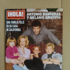 Coleccionismo de Revista Hola: REVISTA HOLA Nº 2832 AÑO 1998. ANTONIO BANDERAS Y MELANIE. VENUS WILLIAMS. CARMEN MARTINEZ-BORDIU.. Lote 402083499