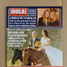 Coleccionismo de Revista Hola: REVISTA HOLA Nº 2835 AÑO 1998. CARLOS SAINZ. BODA CHUCK NORRIS. JULIA ROBERTS. MARIA PINEDA. D. YORK. Lote 402091069