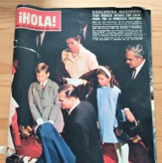 Coleccionismo de Revista Hola: HOLA Nº 1073- 20 MARZO 1965 - LIZ TAYLOR - MARGARITA DE HOLANDA - LA PRINCESA GRACE - ISABEL II
