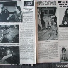 Collezionismo di Rivista ¡Hola!: RECORTE REVISTA HOLA 2168 1986 MADONNA, SONIA MARTÍNEZ, PEDRO DEGLANE.