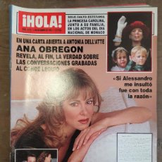 Coleccionismo de Revista Hola: REVISTA HOLA NUM. 2573 - ANA OBREGON, CAROLINA MONACO, LUKE PERRY,