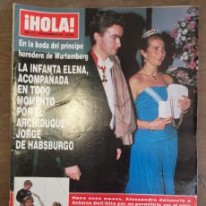 Coleccionismo de Revista Hola: REVISTA HOLA NUM. 2572 - ANA OBREGON Y LEQUIO , REYES DE ESPAÑA EN ISRAEL