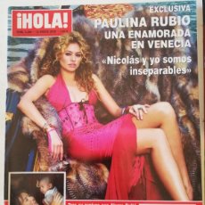 Collezionismo di Rivista ¡Hola!: REVISTA HOLA Nº 3206 PAULINA RUBIO ROD STEWART MISS ESPAÑA PALOMA LAGO MAR FLORES VERÓNICA SÁNCHEZ