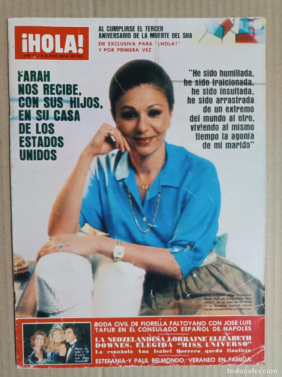 revista hola nº 2031 año 1983. farah. brooke sh - Compra venta en ...