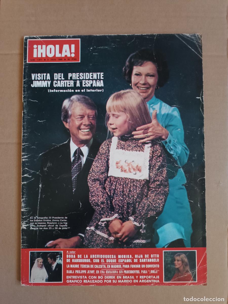 Sammeln von Zeitschriften &iexcl;Hola!: REVISTA HOLA N&ordm; 1871 A&Ntilde;O 1980. BOSA COURTNEY KENNEDY. BO DEREK. BODA DE LA ARCHIDUQUESA MONIKA.